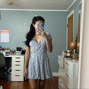 Floral Hollister Skater Dress